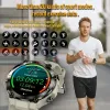 Relógios novos 5 atm Smart Watch Men Tactical Military para Android IP68 Relógios à prova d'água Sports Fitness Smartwatch GPS Integrado 2024