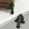 4pcs Antique Corner Protecteur Bronze Golden Gift Boîte de vin Boîte en bois Case en bois décorative Pied Métal Métal Mardware