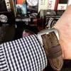 Mekanisk safir Automatisk spegelstorlek 47mm 16mm första lager Cowhide Watch Band med original Buckle Automatiska vattentäta armbandsur EGT3