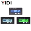 12V/24V/36V/48V Acid Lead LifePo4 Lithium Batterikapacitetsindikator LED Digital Car Motorcykel Voltmeter Spänningsmätare Mätare