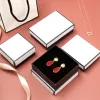 7Size DIY Handmade Jewelry Box Classic Black White Style Gift Packaging Paper Case Small Fresh Necklace Earrings Set Jewelry Box