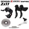 Sensah Empire 2x11 Speed, 22s Road Groupset, Shifter + Deralleurs posteriore + Deralleurs Front Force Rival 5800, R7000 UT 105