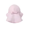 New Sunscreen Beach UV Cut Cap Pink Children's Shawl Cap Soft and Light Travel Wild Color Sun Hat Children's Hat 1-4 Years
