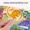 Baby Busy Book Montessori Paste Toys Dinosaur Animal Life Cycle Children Early Learning Cognitive Match Thinking Game Quiet Book