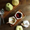 Fruit Seasoning Bottle Apple Pear Kitchen Seasoning Bottle Seasoning Box Ceramic Seasoning Jar Christmas Gift Spice Jars