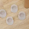 Table Leg Pad Cover Silicone Rubber Feet Round Chair Cap Floor Protector