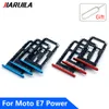 Motorola Moto E7 Power Sim Card Tray Slot Holder Adapter Socket PINスマートフォン交換部品用SIMCDカードトレイ