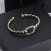 Bracelet Designer Stainless Steel Fashion Jewelry for Women Gold Silver Bangle Bracelet Open Cuff Jewelry Party Christmas Gift with Box