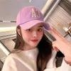 Grande qualité grande circonférence de la tête CA Lettre de baseball haut de baseball Soft Baseball Version coréenne TRENDY INS Show Face Small Duckbill Cap pour l'été féminin