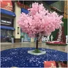 Decorative Flowers Wreaths Artificial Cherry Tree Landing Simation Flower Ornaments3048610 Drop Delivery Home Garden Fest Homefavor Dhnea