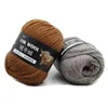 1pc 100g Fino de crochet hilado de crochet suéter de tejer bufanda hilo de lana de yak para hilo de hilo de tejer grueso