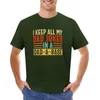 Men's Polos I Keep All My Dad Jokes In A Base T-Shirt Oversizeds Plus Sizes Mens T Shirts Casual Stylish