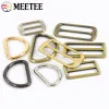 10pcs 12-50 mm boucles de bague en métal Sac Slieur Tri Glide Adjusting Hook Sac à main