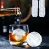 Ice Mould 4 Grid Round Ice Cube Mold Whiskey Maker Ball Mould Hockey Puck Cooler Box Creative Food Grade PP Ice Making for Home