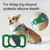 1 st för Apple Airtag Case Dog Cat Coll GPS GPS Finder Färgglada lysande skyddande silikonfodral för Apple Air Tag Tracker Case