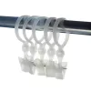 10pcs/set clip per tende per tende semplici anelli tende per finestre morsetti rimovibili per aste gancio tende retrò portatile