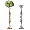 Imuwen Gold Flower Rack Metall Vase Tisch Mittelstück Event Road Blei Hochzeitsdekoration Home Craft Im885