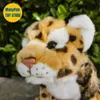 Polaires en peluche assombriement léopard haute fidélité Big Cats plus Jaguar plus jouets animaux réels simulation de poupée en peluche kawai