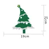 Christmas Green Tree Flake Senti Selt Craft Wall Stick para crianças Living Bedroom School Door DIY Presentes artesanais para o Ano Novo 2022