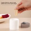 Durable Toothpick Dispenser Long-lasting 3 Colors Toothpick Container Round Corners Toothpick Bottle