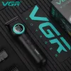 Original VGR Professional Hair Trimmer For Men Justerbar Body Beard Clipper Electric laddningsbar frisyrmaskin Barber 240408