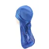 Silky Durag pour les enfants garçons à longue queue pirate hap-hop bandanas doo rag turban waves's cap cotons headwear coiffure accessoires