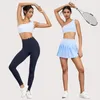 123pcs Lycra Set di allenamento set da donna senza cucitura fluida abbigliamento sportivo Sport reggiseno a vita alta pantaloni da yoga golline gallia da tennis 240409