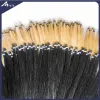 5 Hanks 4/4 3/4 1/2 1/4 1/8 VIOLIN BOW HORSHAIR VÉLICATION 80 cm de longueur Natural Aa Mongolia Hair Hair Tail Range Black Blanc