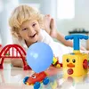 Ballonwerfer Childrens Car Toys mit Pump Rocket Ballon Party liefert Vorschulbildung Wissenschaft Kinderspielzeuggeschenke 240329