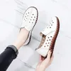 Casual Shoes 2024 Spring Women's Leather Ballet Flat Bottom Autumn Boat