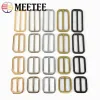 Meetee 10/20Pcs 20-50mm Metal Bag Strap Buckles Tri-Glide Adjust Clasp Clothes Belt Buckle Webbing Slider Hook Accessories