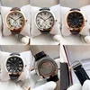 41mm Mens Watch Leather Strap Men's Automatic Mechanical Watches Transparent Back Sport Waterproof Designer Watch195c