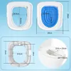 Pet Cat training Toilet Seat Pet Plastic litter Box Tray Kit Professional Trainer Clean Kitten Healthy Cats Human Toilet Cat Mat