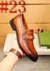 40 Modelo 2024 Zapatos de la marca de lujo Oxford Slip On Pointed Fashion Fashion Talling Men Diseñador Diseñador Oficina de bodas de cuero REAL Tamaño 38-46