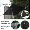 Czarny anty-UV Sunshade Netto na zewnątrz Schronisko Balkon Balkon Garden Greenhouse Cover Cover Sun Sun Netwid basen Sail