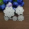 5st/Set Flower Metal Cutting Dies Stencils Scrapbooking Decorative Emponsing Handcraft Die