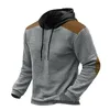 Men's Hoodies Pullover Sweatshirts Black Fiber Blends Light Gray M-3XL Apricot Army Green Vintage Casual Men Top Muscle