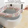 Крышка сидений туалета Универсальное водонепроницаемое покрытие EVA MAT MAT HOMVALABLE LICK LID PAD BIDED COSHION DECOR DECOR