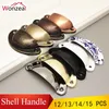 Wonzeal Furniture Handle Shell Variety Style Color Pull Filing Cabinet Handles Drawer Door Knobs Antique Brass Hardware