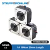 Stepperonline 17HS08-1004S NEMA 17 SPEPPER MOTORE 20,5 mm 16ncm 1A 42 PASSAGGIO MOTORE A 4 LEAD per estrusore CNC XYZ 3D