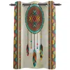 Indian Feather Dream Catcher Art Finestra tende da vena