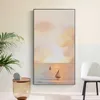 Sunset Landscape Abstract Canvas Painting Home Decor Posters and Prints Seascape Wall Art Nordic Living Room Decorative Pictures