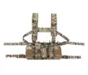 Tactische slingvest Molle Pouch 1000D Nylon Vest Belt Combat Army Battle Cummerbunds met schouder Sling Harness1144607