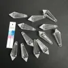 Camal 60pcs 48mm Crylic Crystal Long Cone Pendants Prisms Canda lampadina Lampada per feste di nozze Tree Christmas Hanging Parts Hanging Parti fai da te fai da te