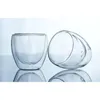 150-450 ml Glazen koffiemok Duidelijke dubbele wand geïsoleerd thermische theekop Drink met dubbele laag glas