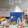 Toy Tents Pop Up Kids Tent - SpaceShip Rocket Indoor Playhouse Tält för pojkar och flickor L410