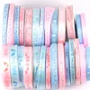 6 Yard/Lot Mix Pink/Blue Baby Ribbons Trit Lace Set для лука