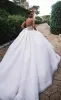 Nora Naviano Brautkleider 2024 sexy Schatz Rückenless Spitze Perlen Kristalle Brautkleider Sweep -Zug -Ballkleid Hochzeitskleid Kleid