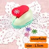 La musique de papillon de neige laisse le trou d'artisanat de Bowknot Star Punch pour enfants diy mousse de mousse Scrapbooking Punchers Appareil en relief