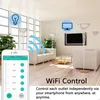 EU WiFi Smart Power Strip 3 prises 2 prises 2 USB Charging Port Timing Tuya App Vocal Control Work with Alexa Google Home